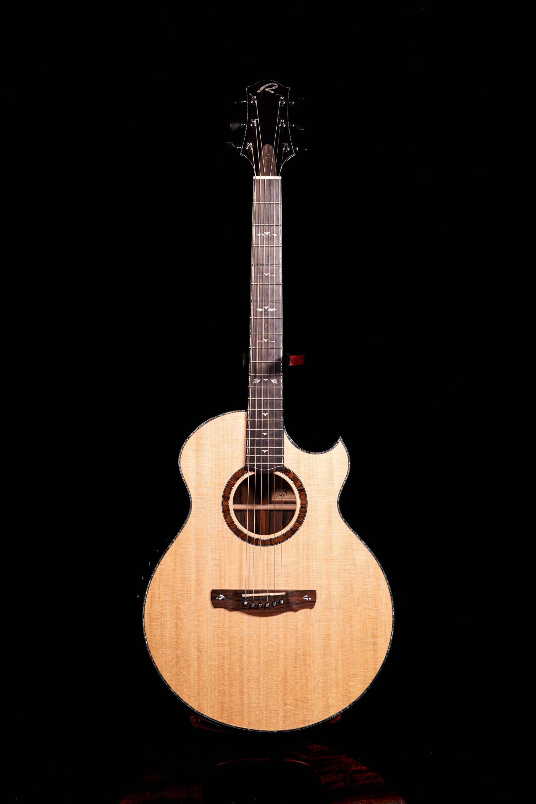 2019 Kevin Ryan Cathedral Grand Fingerstyle Ziricote/Lutz